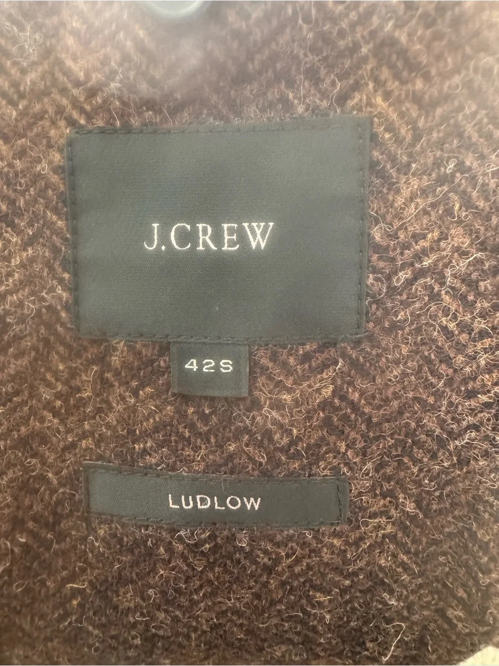 J Crew Men's Brown Tweed Blazer Ludlow - Classic Tailored Style